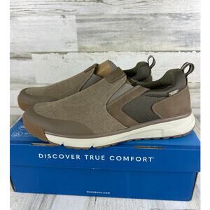 Nunn Bush Mens 10 M Sedona tan moc toe slip on casual shoe new